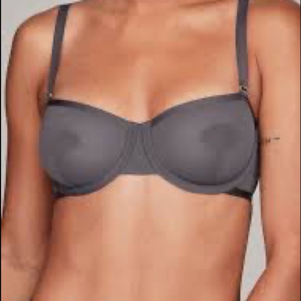 CUUP BALCONETTE MESH BRA 32H Slate (gray)